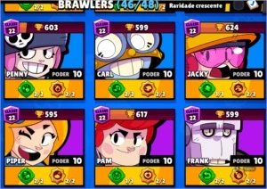 Conta Semi Full Brawlstars - Brawl Stars