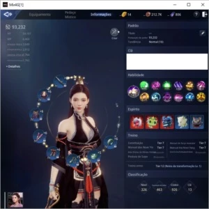 Conta MIR4 - lvl 76 - 93K PW - 3 Pets Epicos