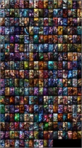 Conta diamante III, full champs, 281 skins, 20pags de runa - League of Legends LOL