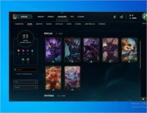 Conta Ouro 1 League of legends LOL