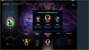 Conta Ouro 1 League of legends LOL