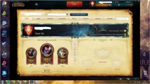 CONTA LEAGUE OF LEGENDS PLAT SEASON 5 +320 SKINS TODOS CHAMP LOL