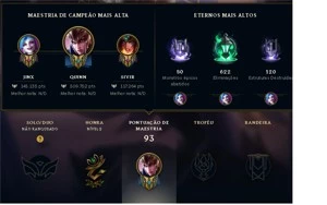 League of Legends Conta Nível 129 - Quase todos Champ LOL