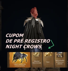 Cupom  De Pré Registro Night Crows - Outros