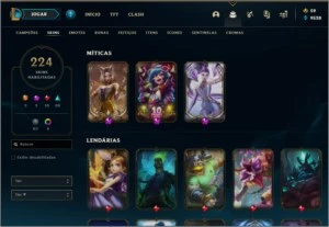 Vendo conta de League of Legends LOL