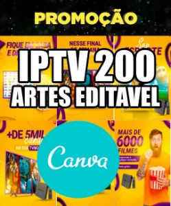 IPTV / Melhor e Maior Pack Artes Iptv Editáveis Psd - Canva - Outros