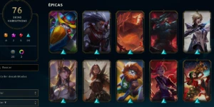 Full Acesso - LVL 368 - Todos Champions - 76 Skins - League of Legends LOL
