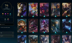 Full Acesso - LVL 368 - Todos Champions - 76 Skins - League of Legends LOL