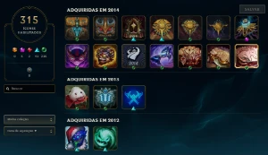 Conta Lol Grão-Mestre Handlvl Season 2 72,1% de WR - League of Legends