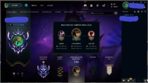 CONTA DE LOL DIAMANTE 1 - League of Legends