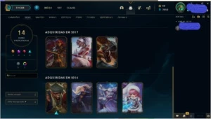 CONTA DE LOL DIAMANTE 1 - League of Legends