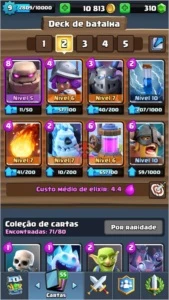 Conta Clash Royale Bem Upada