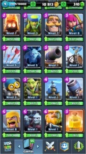 Conta Clash Royale Bem Upada