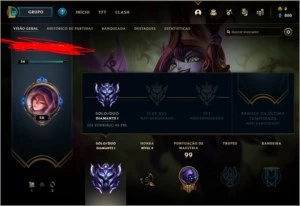 conta d1 lol - League of Legends