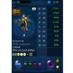 Conta LADMO - Omegamon - Full Acessórios - OT roxo - 2 SSS+ - Digimon Masters Online