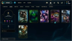 conta mestre - League of Legends LOL