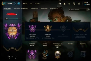 conta mestre - League of Legends LOL