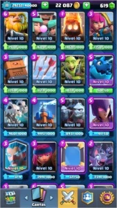 Conta Clash Royale lv 11 cartas lv10 4438 troféu