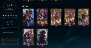Level 728 | 524 Skins | Mono Miss Fortune 1.6Kk Maestria | - League of Legends LOL