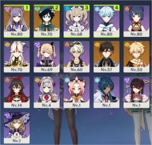 [Pc/Mobile - America]   Keqing, Venti, Zhongli, - Genshin Impact