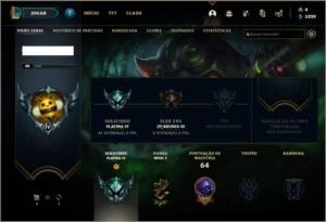 Conta Platina 4 Barata - League of Legends LOL