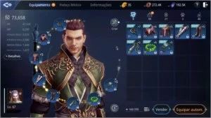 Lanceiro no Mir4 LVL67 - 78k de power - NA61