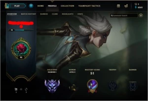 Conta League of Legends Diamante 1 LOL