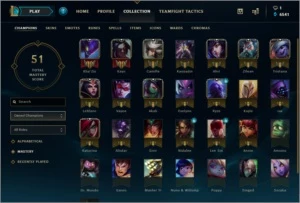 Conta League of Legends Diamante 1 LOL