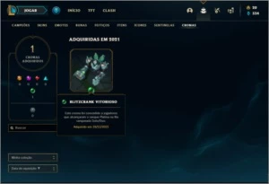 Conta ouro 4 com 17 Skins e 48 Champs - League of Legends LOL
