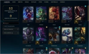 Conta lol platina 4 - League of Legends