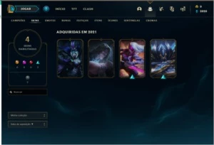 Conta lol platina 4 - League of Legends