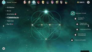 GENSHIN IMPACT - AR57 , 15T5, 13 Personagens T5 e 2 Armas T5