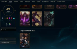 Conta Lol Prata, 49 Skins, 26K Ea, Honra 5, Lvl 35 - League of Legends