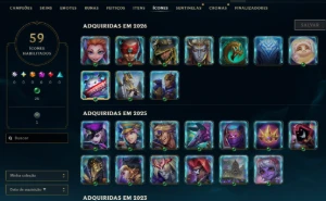 Conta Lol Prata, 49 Skins, 26K Ea, Honra 5, Lvl 35 - League of Legends