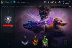 Conta Lol Prata, 49 Skins, 26K Ea, Honra 5, Lvl 35 - League of Legends
