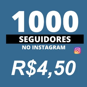 Seguidores instagram por apenas 4,50 - Redes Sociais