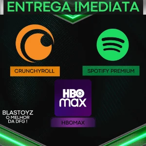 Crunchyroll + Spotify + Hbomax - 30 Dias (Contas Privadas) - Premium