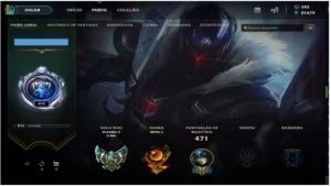 Conta Level 215 Platina 5 Todos Campeões, 56 skins - League of Legends LOL