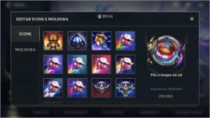DIAMANTE IV + 16 SKINS + 38 CAMPEÕES + 515 WILD CORES - League of Legends: Wild Rift LOL WR