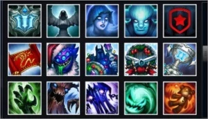 CONTA LEAGUE OF LEGENDS DIAMANTE 5 55K DE RP LOL
