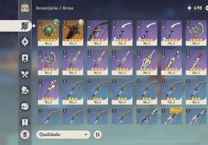 Ar10 Baizhu + assinatura “esplendor índigo” e túmulo do lobo - Genshin Impact
