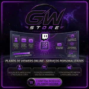 Twitch Viewers Online | 1 HORA | 24 HORAS | 7 DIAS | 1 MÊS - Outros