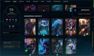 CONTA ALEATÓRIA LVL 30+  (ATIVA OU INATIVA) - League of Legends LOL