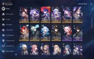 Conta nv70 Honkai Star Rail - Honkai: Star Rail