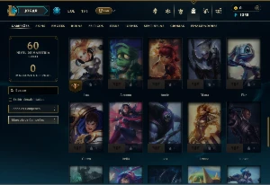 Esmeralda 4 com 55 Champs e 2 Skins - League of Legends LOL