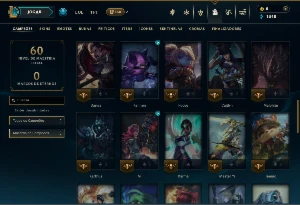 Esmeralda 4 com 55 Champs e 2 Skins - League of Legends LOL