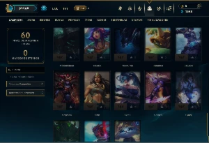 Esmeralda 4 com 55 Champs e 2 Skins - League of Legends LOL