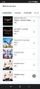 Conta PS4 com vários game digitais - Outros