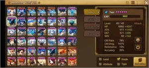 #277 Tiana Leo Zaiross Verad Perna Laika - Summoners War
