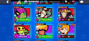Conta brawl stars 3 lendários, kenji mangá, Nita Dustin, e a